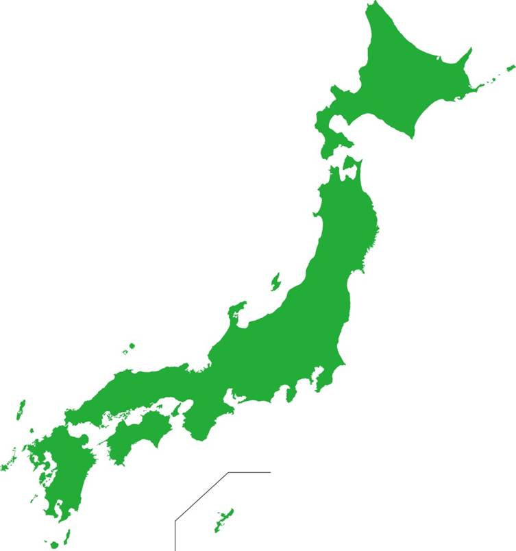 日本地図 地域