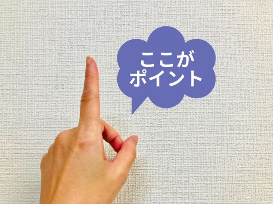 ここがポイントロゴ 指差し