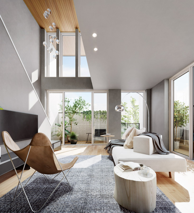 天井高2m72cmの室内